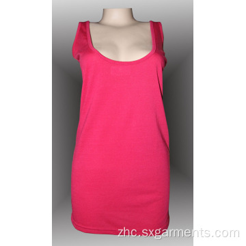 妇女背心100％棉花